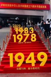 江阳城建职业学院组织师生参观泸州市庆祝中华人民共和国成立70周年专题成就展