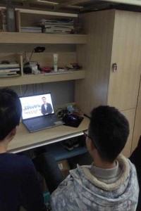 我校组织收看四川大学生 2022 年春季“开学第一课”