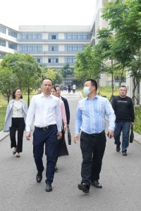 龙马潭区委常委、区政府副区长胡政江带队至江阳城建职业学院调研指导