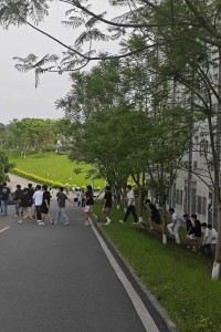江阳城建职业学院开展应急疏散演练